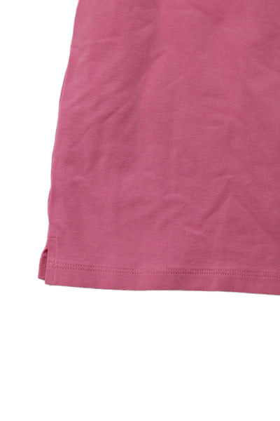 Pink Chicken Girls Cotton Short Sleeve Round Neck Pullover T-Shirt Pink Size 12