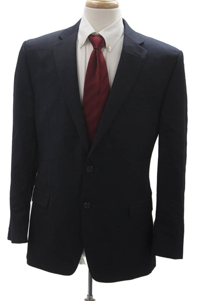 Lauren Ralph Lauren Men Dark Blue Wool Blazer Size 42