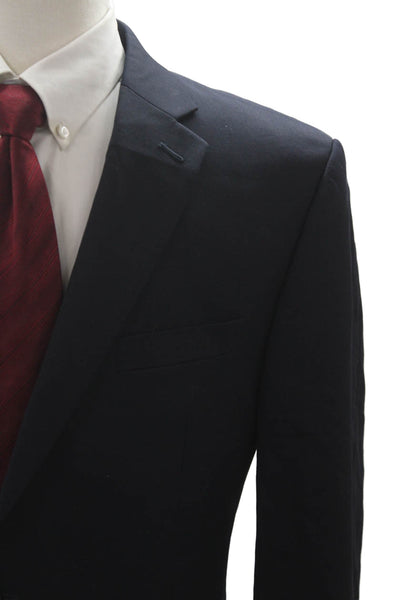 Lauren Ralph Lauren Men Dark Blue Wool Blazer Size 42