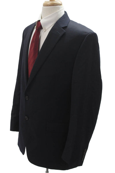 Lauren Ralph Lauren Men Dark Blue Wool Blazer Size 42