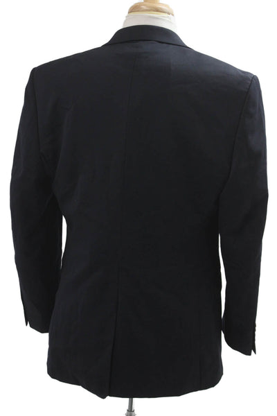 Lauren Ralph Lauren Men Dark Blue Wool Blazer Size 42