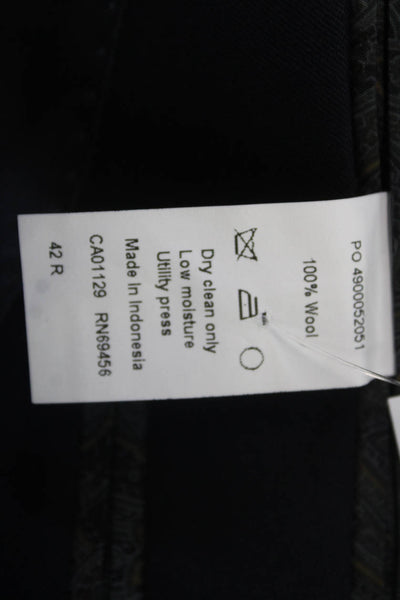 Lauren Ralph Lauren Men Dark Blue Wool Blazer Size 42