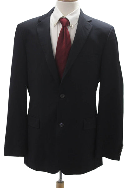 Boss Hugo Boss Men Blazer Dark Blue Virgin Wool Size 40