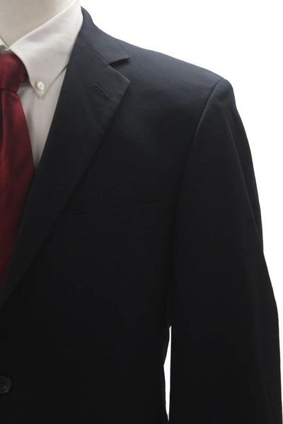 Boss Hugo Boss Men Blazer Dark Blue Virgin Wool Size 40