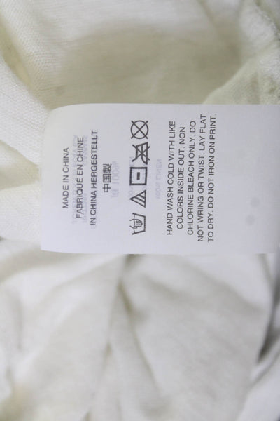 J Crew Women White Linen Basic Tank Size M