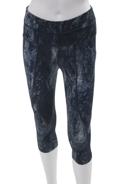 Varley Womens Capri Leggings Dark Blue Size S