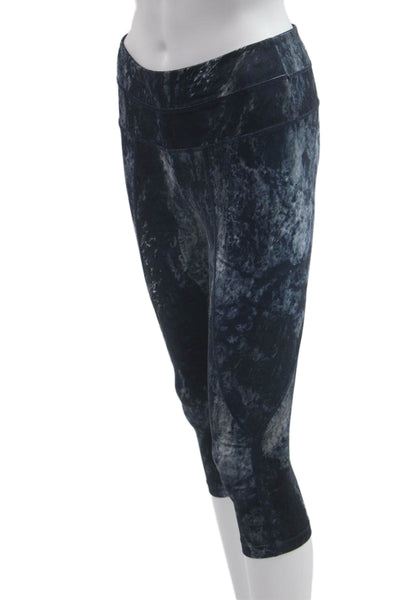 Varley Womens Capri Leggings Dark Blue Size S