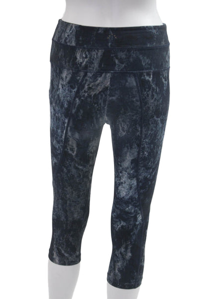 Varley Womens Capri Leggings Dark Blue Size S