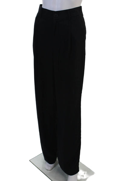 Zara Women Black Dress Pants Classic Button Closure Size XS
