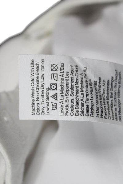 J Crew Women Ankle Cropped Dress Pants White Linen Blend Size 0