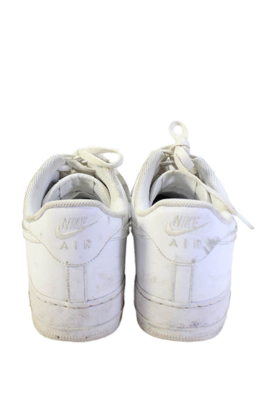 Nike Mens Air Force 1 '07 Platform Lace-Up Sneakers White Size 14