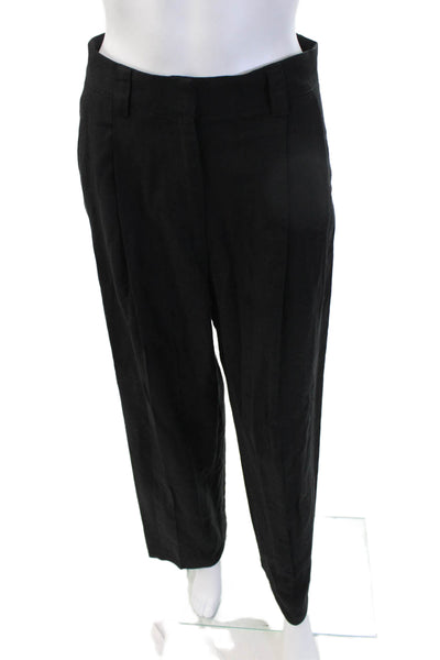 Lioness Unisex Black Dress Pants Linen Viscose Classic Size XS