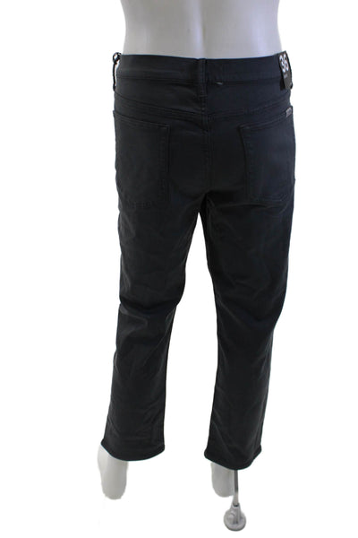 Joes Mens Dark Gray Cropped Ankle Pants 99% Cotton 1% Elastane Size 36