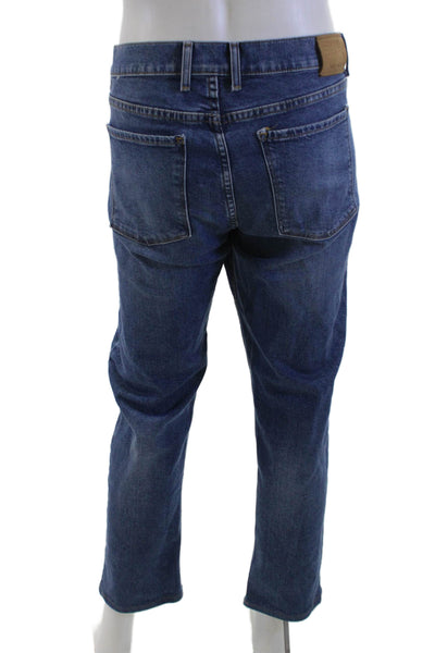 Mott and Bow Mens Skinny Blue Jeans Button Fly Size 36