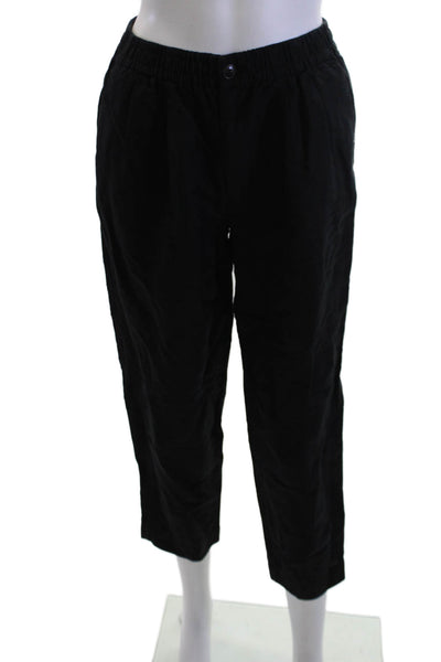 Madewell Womens Cropped Jogger Pants Black Size XS