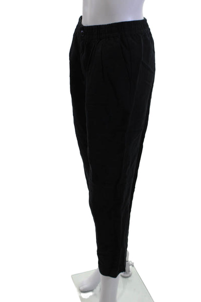 Madewell Womens Cropped Jogger Pants Black Size XS
