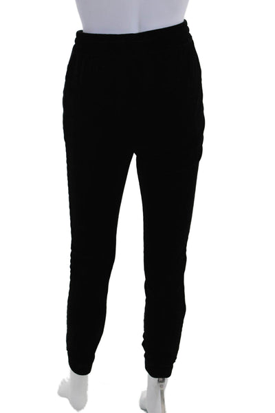Adidas Womens Jogger Sweatpants Black Drawstring Size XS
