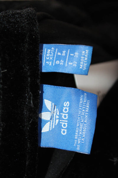 Adidas Womens Jogger Sweatpants Black Drawstring Size XS