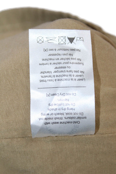 The Upside Unisex Windbreaker Jogger Pants Beige Drawstring Size XS