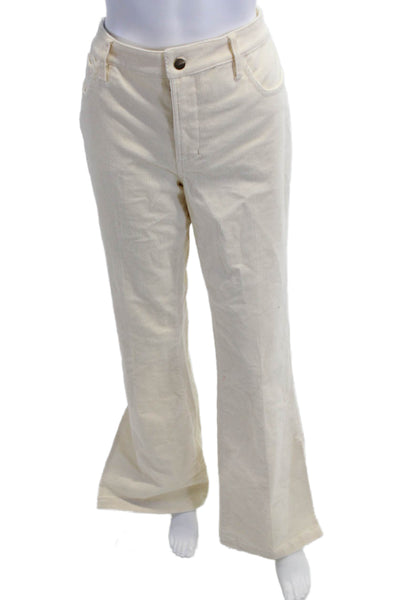 Joes Jeans Women High Rise Beige Pants 98% Cotton Size 31