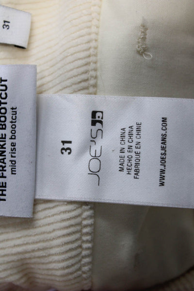 Joes Jeans Women High Rise Beige Pants 98% Cotton Size 31