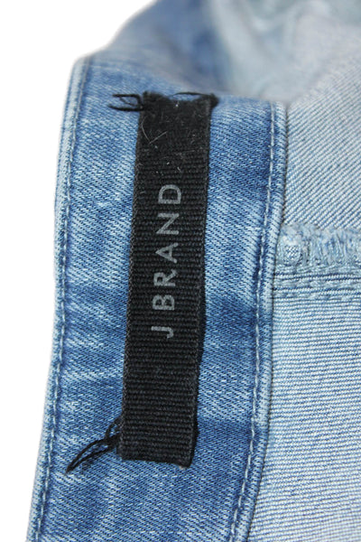 J Brand Womens Ankle Skinny Jeans Blue Button Size 27