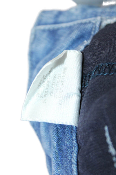 J Brand Womens Ankle Skinny Jeans Blue Button Size 27