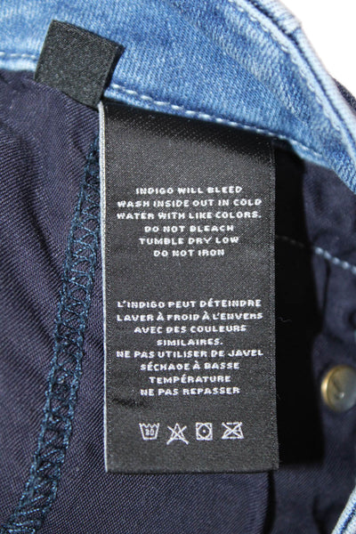 J Brand Womens Ankle Skinny Jeans Blue Button Size 27