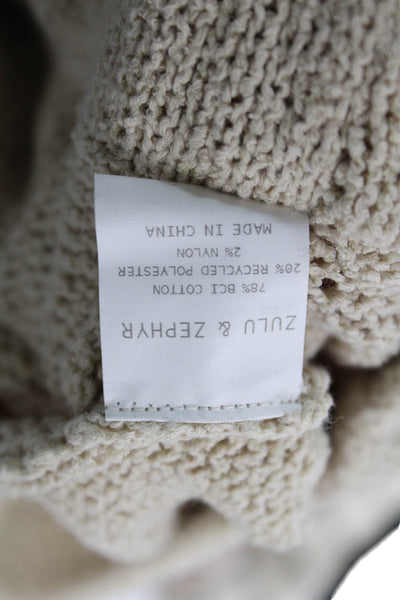 Zulu & Zephyr Unisex Bohemian Beige Shorts Size 6