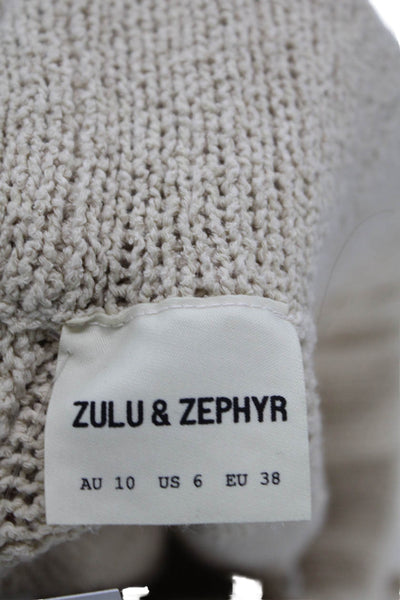 Zulu & Zephyr Unisex Bohemian Beige Shorts Size 6