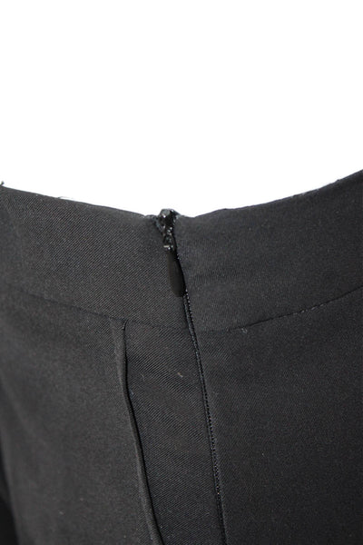 Zara Womens Dress Pants Black Polyester Zip Solid Size M