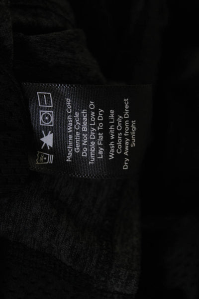 ALALA Womens Dark Gray Sleeveless Jersey Tank Round Neck Top Size M