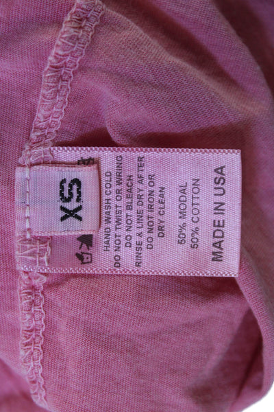 Soul Cycle Womens Basic Sleeveless Sports Tank Pink Size XS