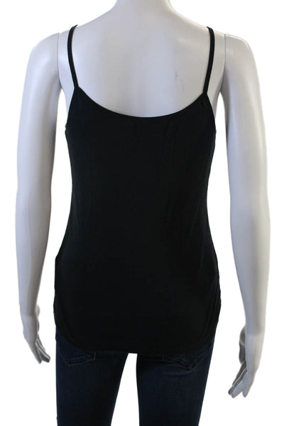 Joie Womens Black Camisole Sleeveless Round Neck 60% Cotton Size M