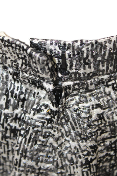 Bergdorf Goodman Womens Black Straight Pencil Skirt Polyester Size 4