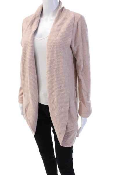 Barefoot Dreams® Unisex Cardigan Sweater Beige Long Sleeve Size M