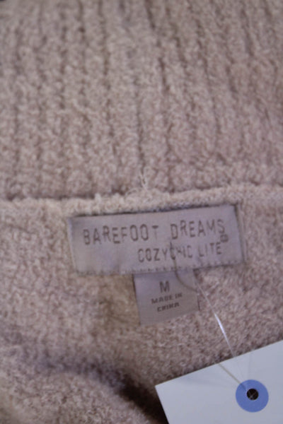 Barefoot Dreams® Unisex Cardigan Sweater Beige Long Sleeve Size M