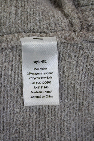 Barefoot Dreams® Unisex Gray Cardigan Size M