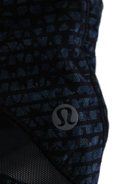 Lululemon Women Geometric Aztec Nylon Drawstring Shorts Size 2