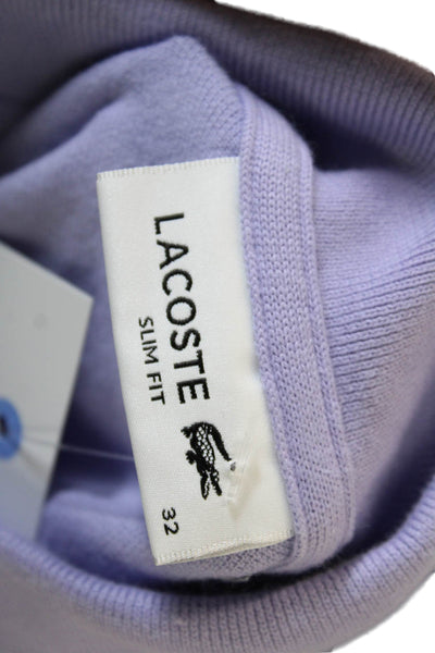 Lacoste Girls Short Sleeves Collared Polo Cotton T-Shirt Purple Size 32