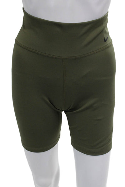 Nike Unisex Biker Shorts Army Green Size M