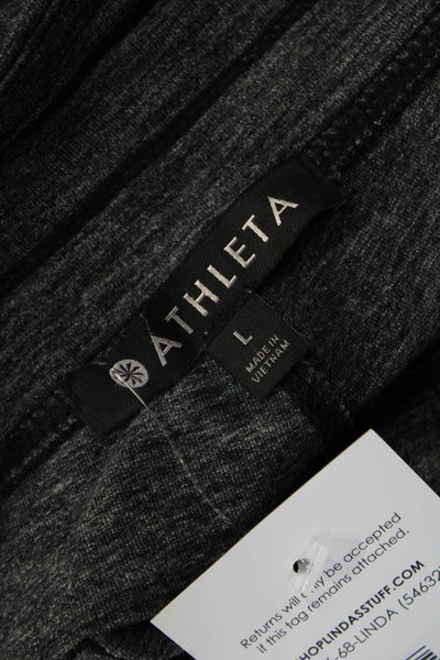 Athleta Unisex Dark Gray Sweat Shorts Size L