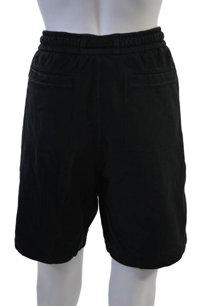 Athleta Unisex Bermuda Shorts Black Drawstring Size 12