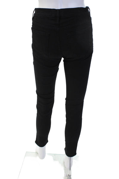 Frame Denim Womens Ankle Skinny Jeans Black Size 26