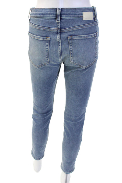 Current/Elliott Womens Ankle Skinny High Rise Blue Jeans Size 27