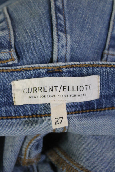 Current/Elliott Womens Ankle Skinny High Rise Blue Jeans Size 27