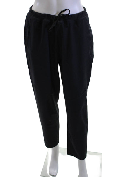 Outdoor Voices Womens Jogger Sweatpants Black Poly Spandex Drawstring Size M