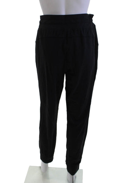 Lululemon Womens Jogger Sweatpants Black Drawstring Nylon Blend Size 12