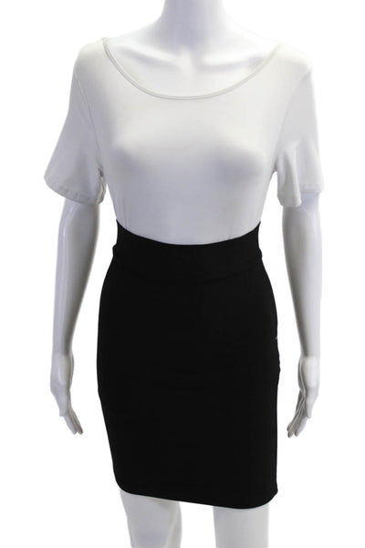 Ounce Women Straight Pencil Mini Skirt Black Size S