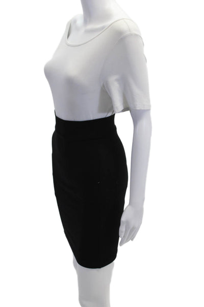 Ounce Women Straight Pencil Mini Skirt Black Size S